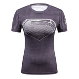 Summer 2018 Superman/Wonder Women Top T-Shirt 3D