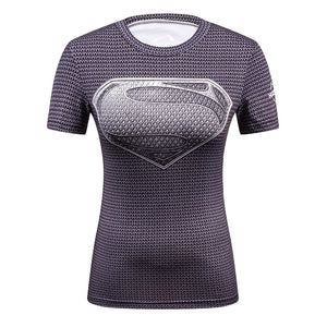 Summer 2018 Superman/Wonder Women Top T-Shirt 3D