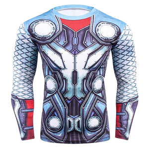 Marvel Ironman Fashion Brand 3D T Shirt Men Clothing Compression T-Shirt