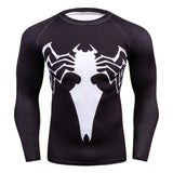 New 3D Tight Spiderman Ironman Superman Captain America T-shirt Men