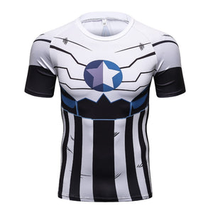 New T Shirt Captain America Shield 3D Printed T-shirts Men