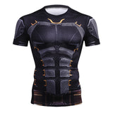 New Summer Marvel Superhero T-Shirt 3D /Black Panther