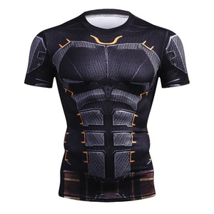 New Summer Marvel Superhero T-Shirt 3D /Black Panther