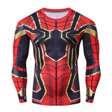 New Fashion Marvel SuperHero Spiderman Men T Shirt Fitness