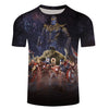 2018 Summer New Design Fashion 3d Short Men T Shirt Movie Avengers