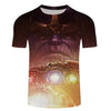 2018 Summer New Design Fashion 3d Short Men T Shirt Movie Avengers