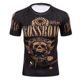Summer 3D Print Compression T-Shirt Men Marvel