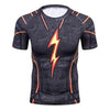 Summer 3D Print Compression T-Shirt Men Marvel