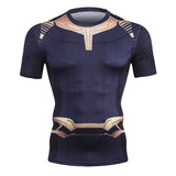 2018 Summer NEW Avengers 3 Thanos 3D Printed T Shirt Men
