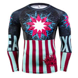3D Superhero Men Fashion T-Shirt Compression Fitness T Shirt Crossfit Superman