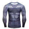 New Marvel Superman Black Men T Shirt 3D Print Compression
