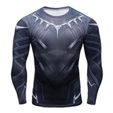 New Marvel Superman Black Men T Shirt 3D Print Compression