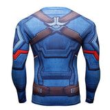New Marvel Superman Black Men T Shirt 3D Print Compression