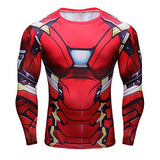 New Marvel Superman Black Men T Shirt 3D Print Compression