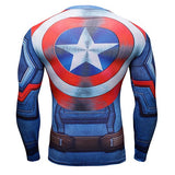 New Marvel Superman Black Men T Shirt 3D Print Compression