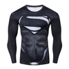 New Marvel Superman Black Men T Shirt 3D Print Compression