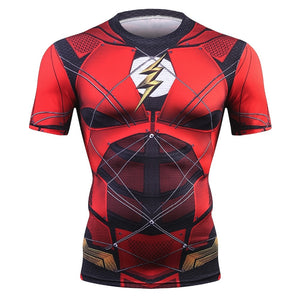 The Flash Marvel Superhero Men T Shirt 3D Printed