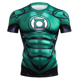 New Captain America 3D Printed T-Shirt Men Compression Men