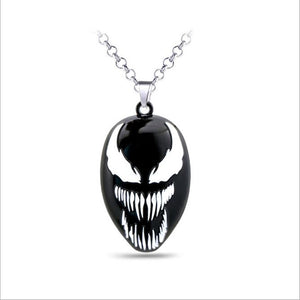 Venom necklace spider man avengers marvel charms