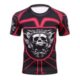 Summer Brand 3D Printed Compression Wolf X-Men T-shirt