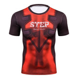 Summer Brand 3D Printed Compression Wolf X-Men T-shirt
