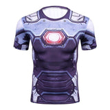Summer Brand 3D Printed Compression Wolf X-Men T-shirt