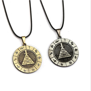 Movie Gravity Falls bill Dipper Necklace