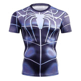 New Marvel Superman 3D Compression T Shirt Men Summer