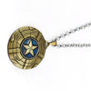 Captain America A Shield necklace rotatable Avengers