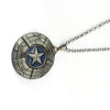 Captain America A Shield necklace rotatable Avengers