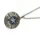 Captain America A Shield necklace rotatable Avengers