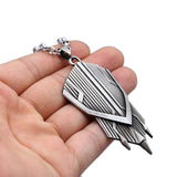 Captain America A Shield necklace rotatable Avengers