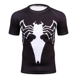 New Summer 3D Printed Marvel Movie Venom T-Shirt Men Fashion