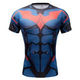 2018 Summer Superman/Batman Tshirt Bodybuilding Marvel