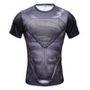 2018 Summer Superman/Batman Tshirt Bodybuilding Marvel