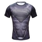 2018 Summer Superman/Batman Tshirt Bodybuilding Marvel