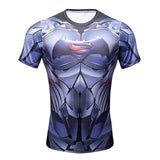 2018 Summer Superman/Batman Tshirt Bodybuilding Marvel