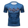 Batman Short Sleeve 3D T Shirt Men T-Shirt Blue