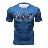 Batman Short Sleeve 3D T Shirt Men T-Shirt Blue