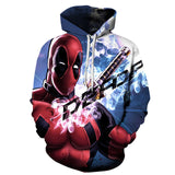 2019 New Marvel Comics 3D Deadpool 2 Sweatshirt Hoodie Men/Women