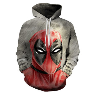 New Marvel 3D Anime Deadpool 2 Sweatshirt Hoodie Men/Women