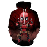 Newest Hoodies Men Women Sweatshirt Funny Deadpool 3D Printed Hoodie Men Hip Hop