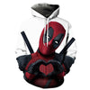 Newest Hoodies Men Women Sweatshirt Funny Deadpool 3D Printed Hoodie Men Hip Hop