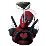 Newest Hoodies Men Women Sweatshirt Funny Deadpool 3D Printed Hoodie Men Hip Hop
