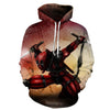 Newest Hoodies Men Women Sweatshirt Funny Deadpool 3D Printed Hoodie Men Hip Hop