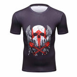 Tight Superman Civil War Tee 3d Printed T-shirt Men  Avengers