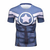 Tight Superman Civil War Tee 3d Printed T-shirt Men  Avengers
