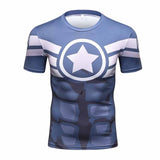 Tight Superman Civil War Tee 3d Printed T-shirt Men  Avengers