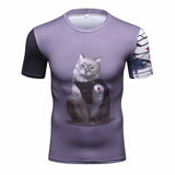 Tight Superman Civil War Tee 3d Printed T-shirt Men  Avengers