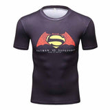 Tight Superman Civil War Tee 3d Printed T-shirt Men  Avengers